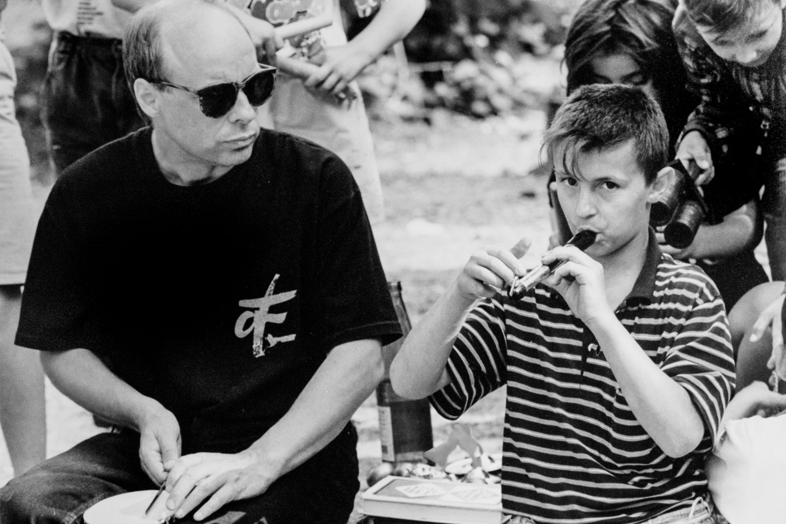 Brian Eno. Music therapy projects run by Warchild in Mostar, Bosnia.Warchild projects in Mostar and Sarajevo, in Bosnian Wars, 1994-1995