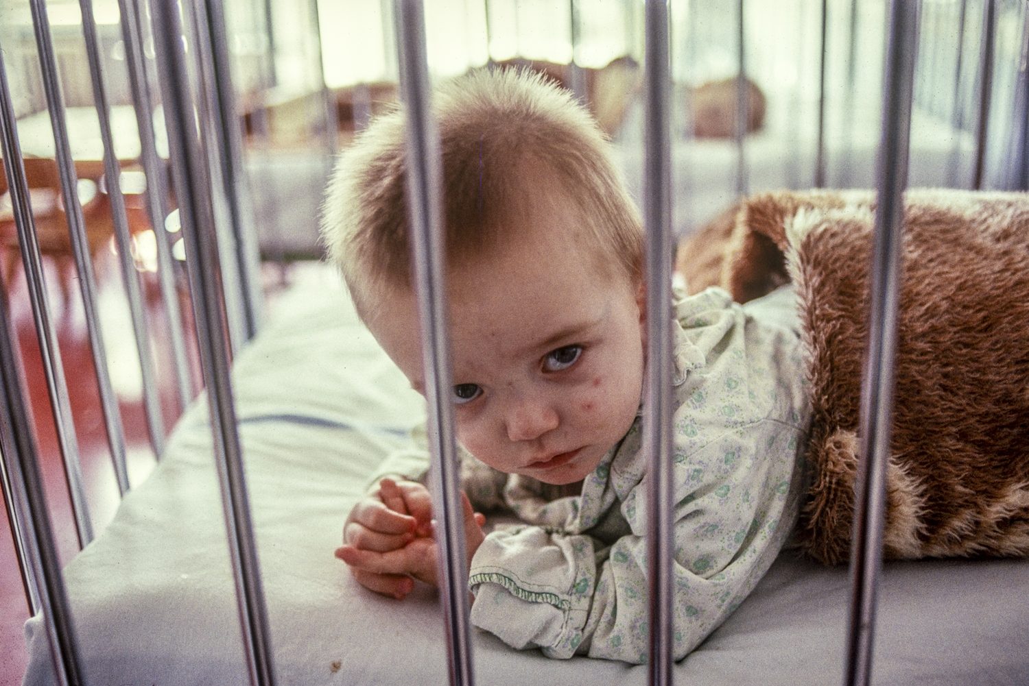 Abandoned child, Zvornik hospital, September 1992