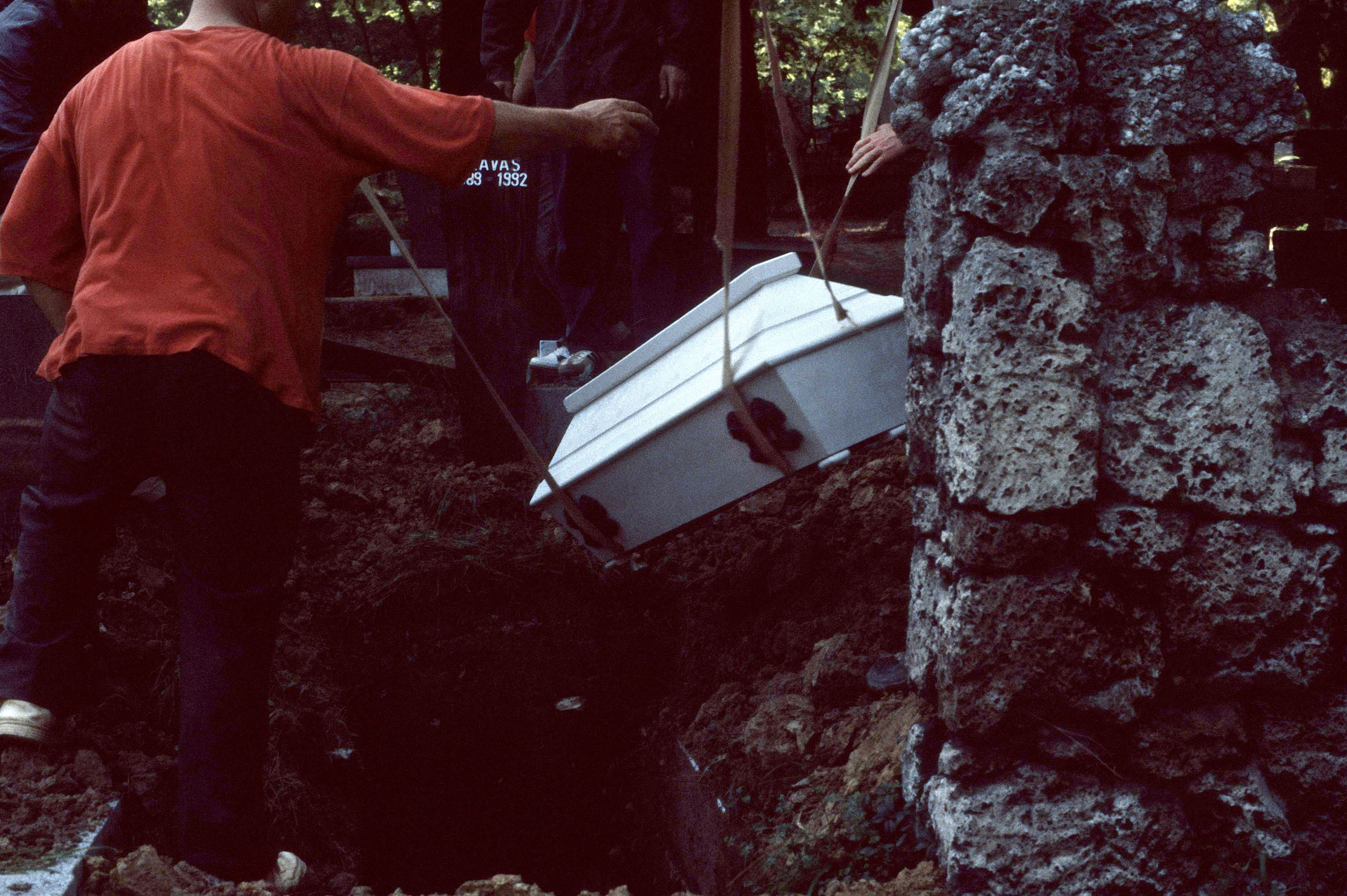 Funeral of Vedrana Glavaš and Roki Sulejmanović, Sarajevo 1992.