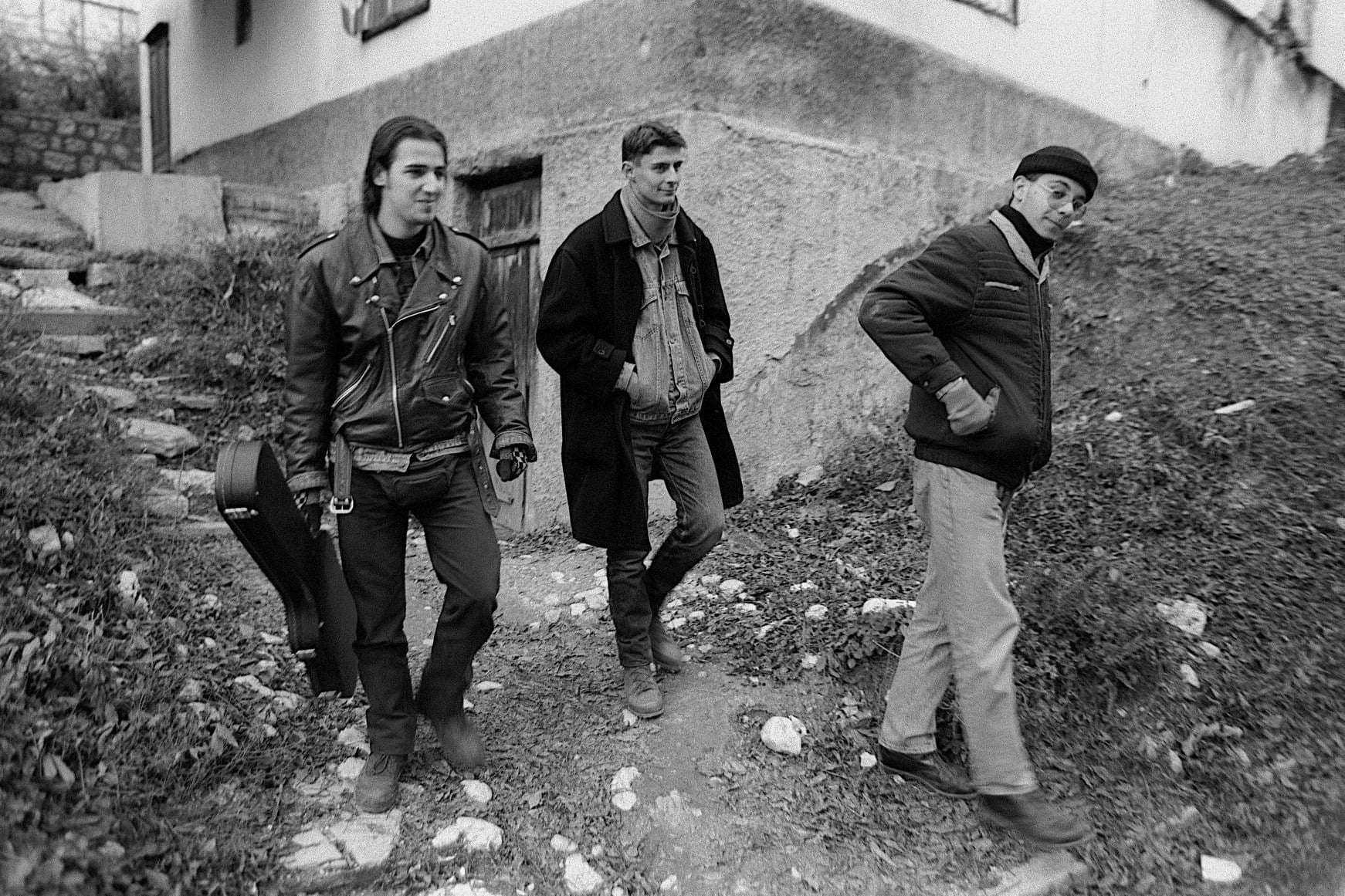 Music Band GNU - Mirza Coric, Adnan Durakovic & Alen Podgorica - Sarajevo, Bosnia and Herzegovina, 1994.