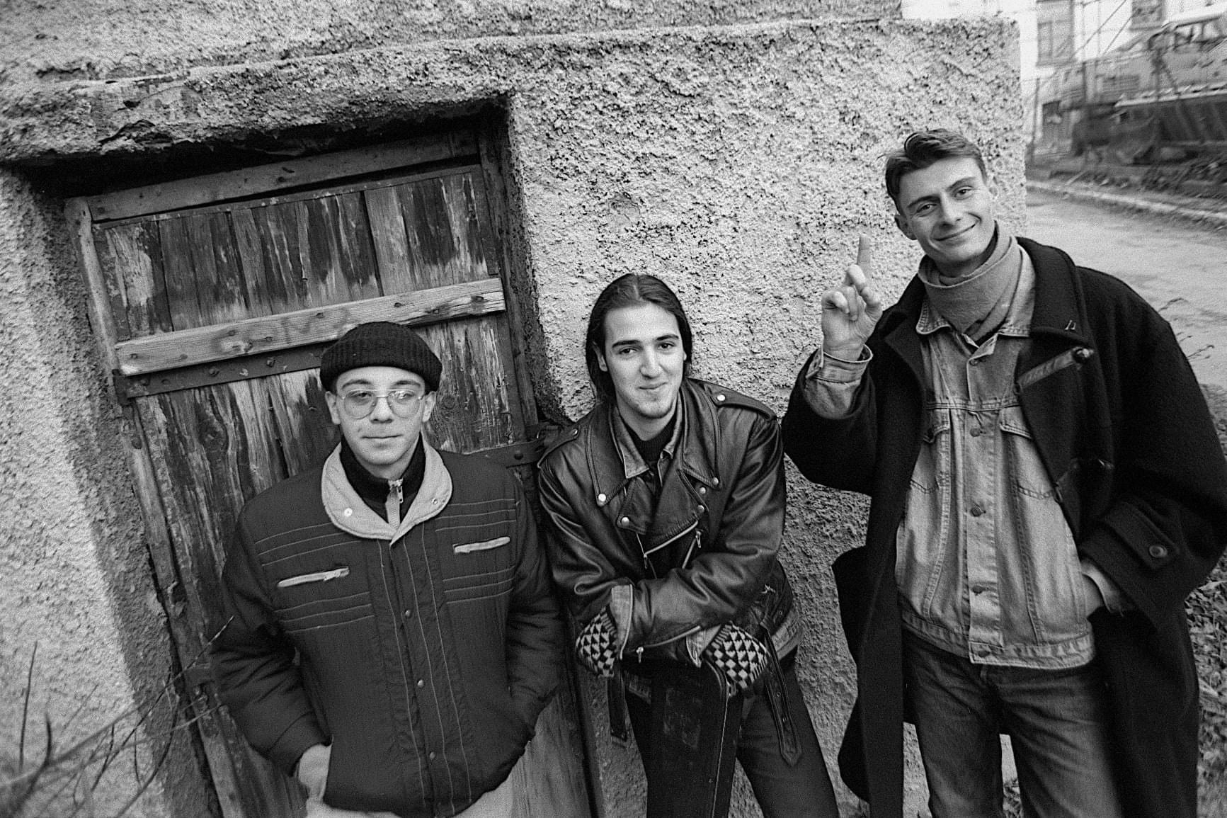Music Band GNU - Mirza Coric, Adnan Durakovic & Alen Podgorica - Sarajevo, Bosnia and Herzegovina, 1994.