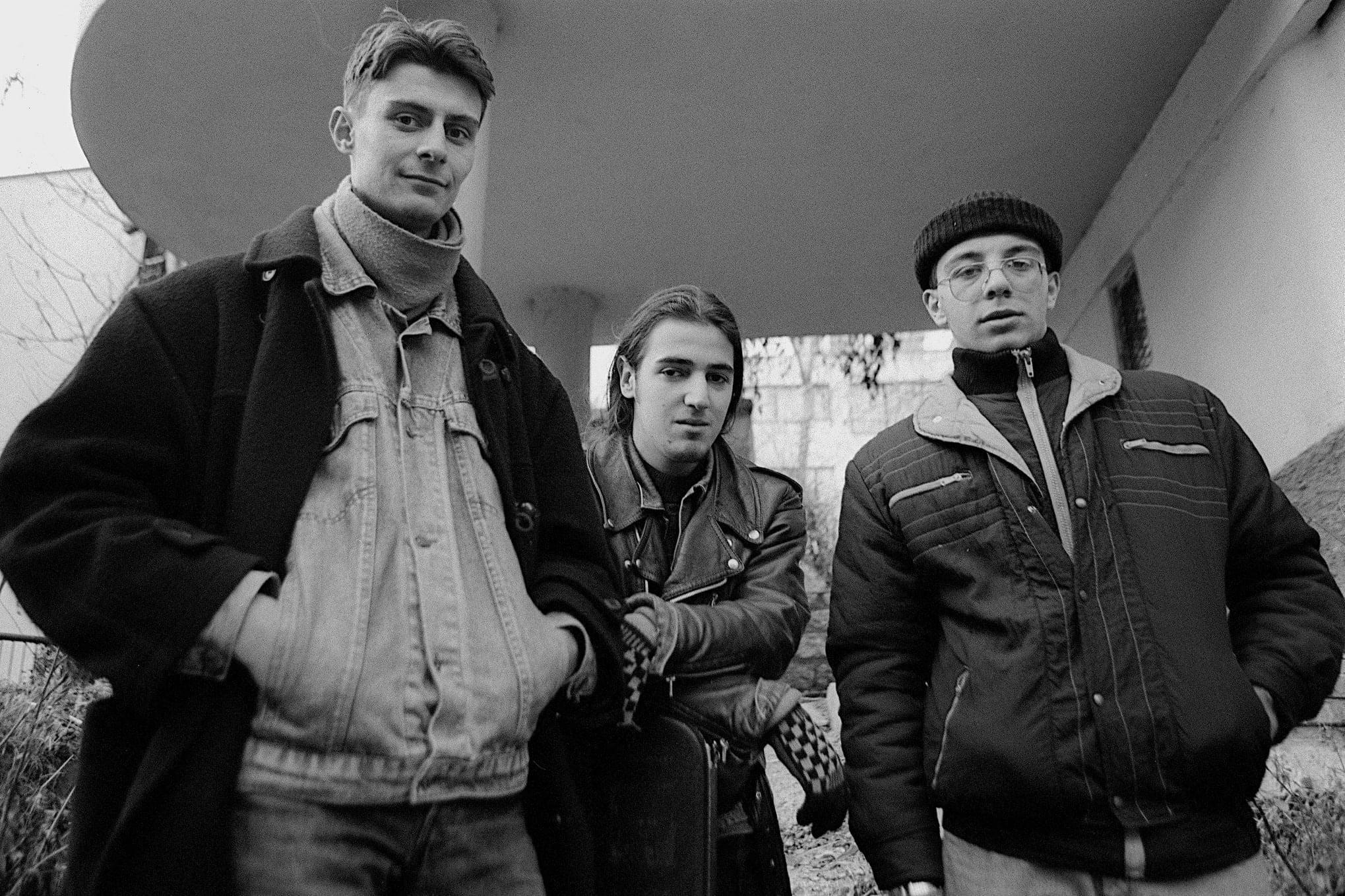 Music Band GNU - Mirza Coric, Adnan Durakovic & Alen Podgorica - Sarajevo, Bosnia and Herzegovina, 1994.