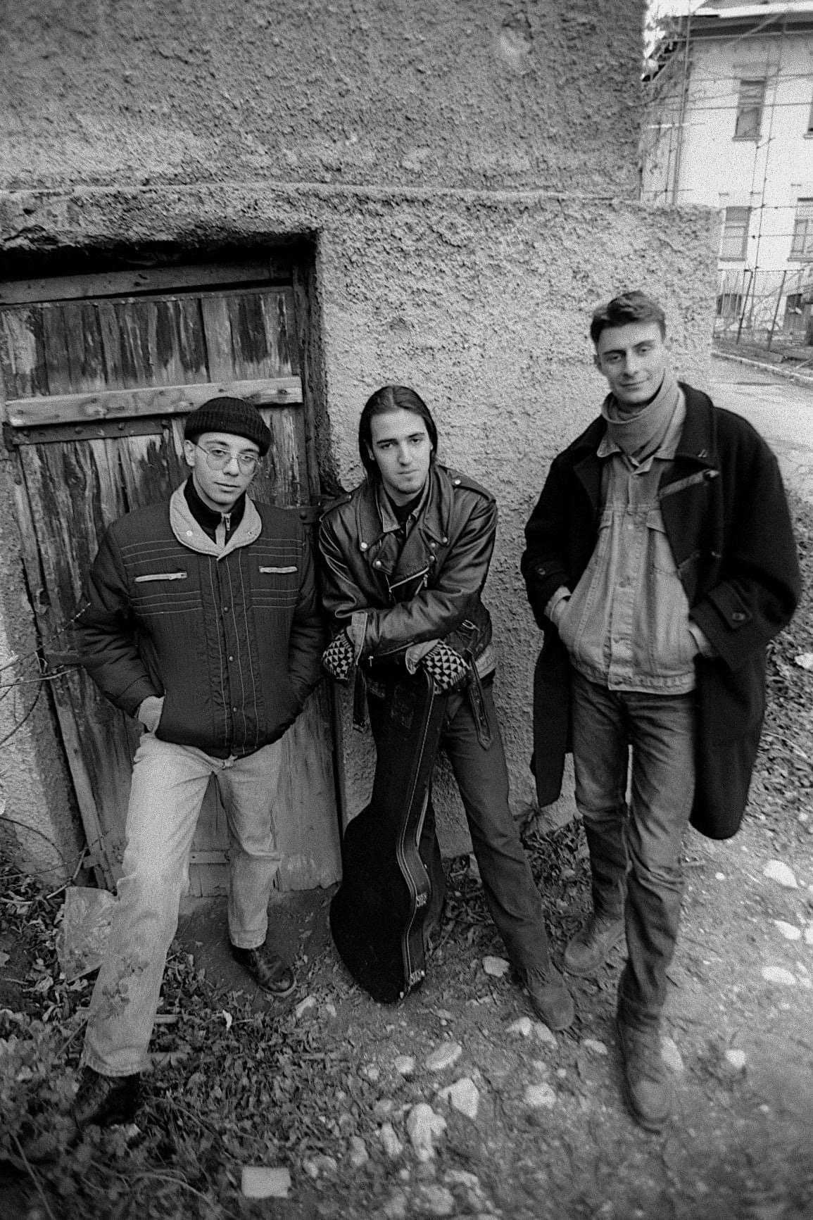 Music Band GNU - Mirza Coric, Adnan Durakovic & Alen Podgorica - Sarajevo, Bosnia and Herzegovina, 1994.