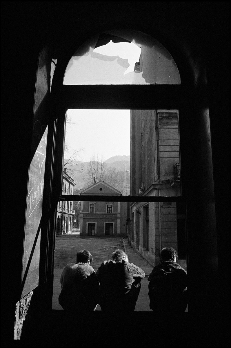 Hotel Europe, January 1993, Sarajevo.